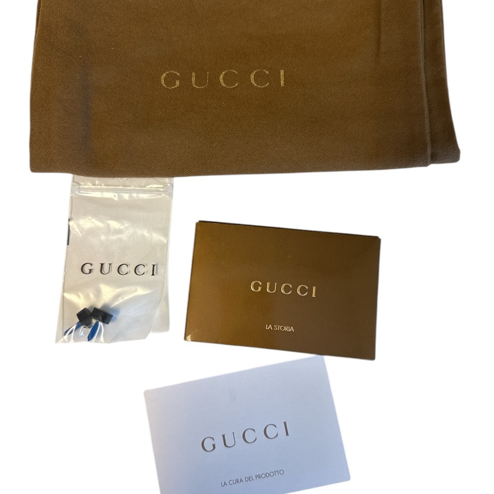 Gucci Brown Leather Bamboo Signature Sandal - Picture 5 of 6